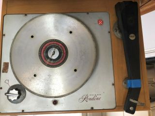 Vintage Rek - O - Kut Rondine B - 12 Turntable With Gray Research Arm