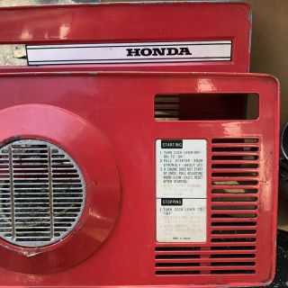 Vintage Honda E40 Ii Portable Generator