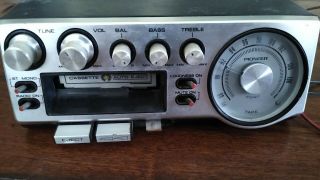 Vintage Pioneer Kp - 500 Car Fm Radio & Cassette Player - Tuner