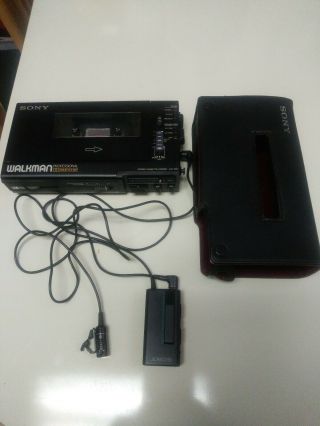 Sony Walkman Wm - D6c Recordable Professional Vintage Case. ,  Mic.