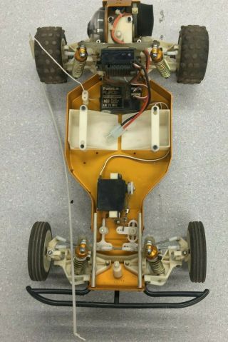 Vintage Team Associated Rc10 Gold Pan Chassis 2wd Buggy
