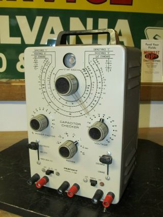 Vintage Heathkit It - 28 Capacitance Bridge,  Capacitor Tester,  Checker