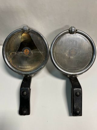Vintage Trippe Safety Road Lights Pair 1930s Packard Cadillac Lincoln