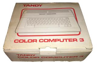 Vintage Tandy Color Computer 3 In With Box.