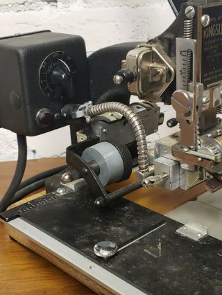 Kingsley Gold Stamping Machine,  Vintage Embossing Machine,  Hot Foil Stamping 3