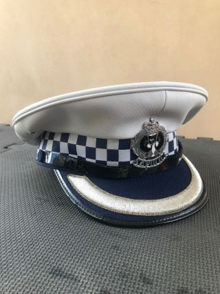 Obsolete Vintage South Australian Police Superintendent’s Cap With Early Badge