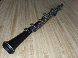 Vintage Cabart Paris France Wood Oboe Ser.  Aa53 From Estate Parts / Restore Old