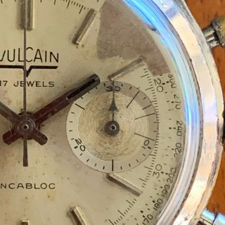 Vintage Vulcain Chronograph Valjoux 7730 Running 2
