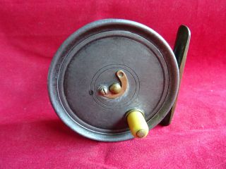 A Good Scarce Vintage Hardy 1911/12 Check 2 7/8 " Uniqua Trout Fly Reel