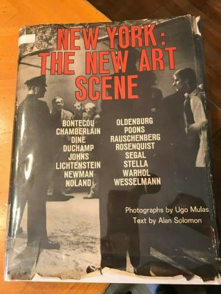 Ugo Mulas York:the Art Scene Book 1967 Very Rare Vintage Andy Warhol