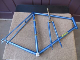 Vintage Medici Pro Strada Frame And Fork 59cm Early 1980s Lugged Columbus Steel
