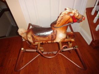 Vintage Wonder Horse Spring Bouncing Rocking Horse Toy