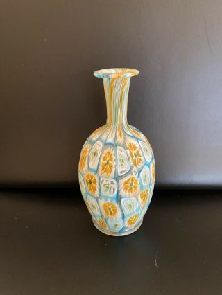 Vintage Fratelli Toso Italian Millefiori Vase
