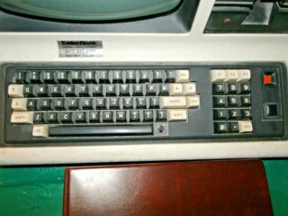 RARE VINTAGE RADIO SHACK/TANDY TRS - 80 COMPUTER MODEL 4 Powers On w Book 2