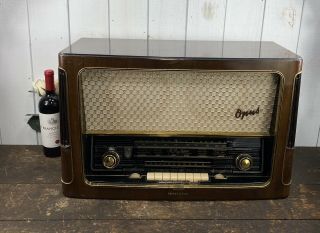 1955 Vintage Telefunken Opus 7 Hi - Fi System Tube Am/fm/sw/specialband Radio
