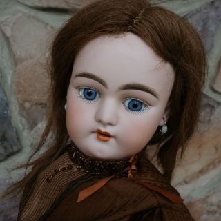 Antique Simon & Halbig S H 1079 Dep Bisque Head Sleep Eyes German Doll