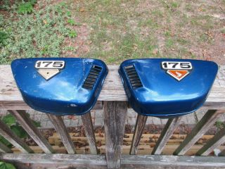 Vintage Honda 175 Left And/or Right Blue Side Cover