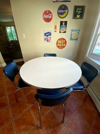 Vintage Kitchen Table and Chairs for Four 3
