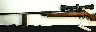 Vintage RWS Diana Model 34 Pellet Air Rifle.  177 Caliber Made In Germany W Scope 3