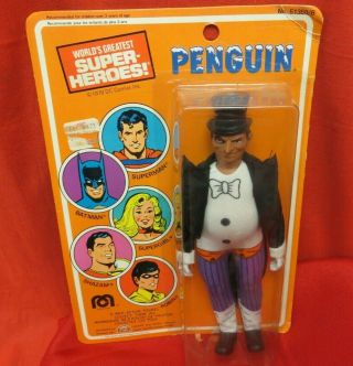 Vintage Mego Penguin 8 " Heroes - 1979 Grand Toys Canada Variant