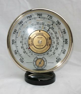 Vintage Jaegar Lecoultre Weather Station Barometer Thermometer Art Deco