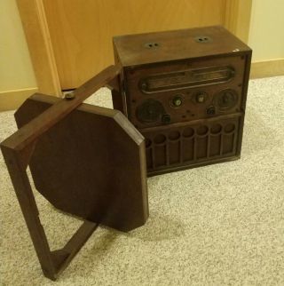 Rare Vintage Rca Radiola 26 Portable Battery Tube Radio 1