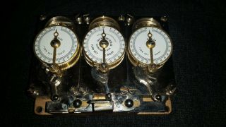 Vintage Mosler 3 Movement Position Bank Vault Time Lock Mechanism Steampunk