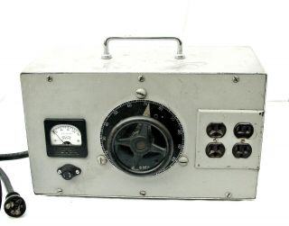 Vintage General Radio 100 - 91a Variac Variable Autotransformer W/triplett Gauge