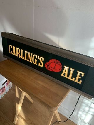 Vintage Carling’s Red Cape Ale Lighted Beer Advertising Sign.  Antique? Hand Made