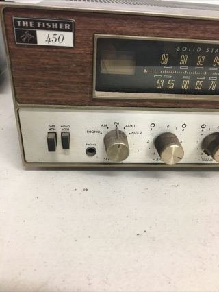 Vintage The Fisher 250 - Tx Am/fm Tune - O - Matic Stereo Receiver Parts