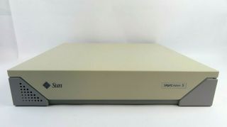 Vintage Sun SparcStation 5 TurboSparc II 170MHz CPU 128MB RAM 2.  1GB HDD No OS 3