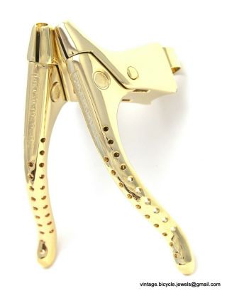 CAMPAGNOLO RECORD LEVERS GOLD PLATED Vintage Luxury Race Bike 3