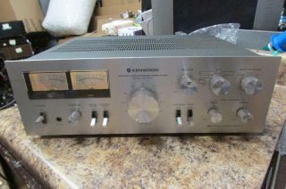 Vintage Kenwood Stereo Integrated Amplifier / Amp Model Ka - 6100