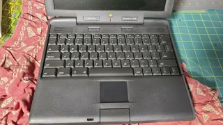 Vintage Apple Macintosh Powerbook 3400c Laptop Computer w/ Power Adapter 3