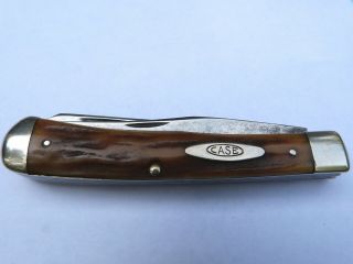Vintage Case Xx 1940 - 64 Stag 5254 Trapper Knife
