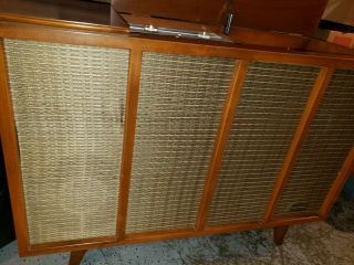 Vintage Zenith Console Stereo Phonic Hi - Fi Sound Reverbation Console System 60 ' s 3