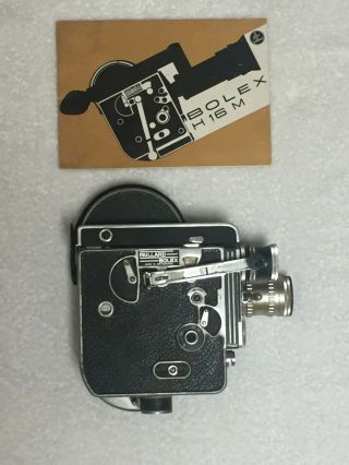 Vintage Paillard Bolex H16 Reflex Video Movie Camera,  2 Lenses