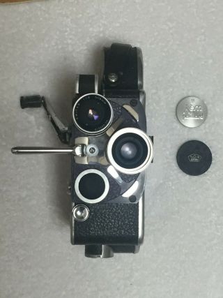 Vintage Paillard Bolex H16 Reflex Video Movie Camera,  2 lenses 2