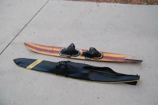 Vintage Maherajah Wood Water Ski 8.  5 70”