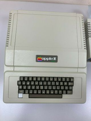 Vintage Apple II,  Computer A2S1048 w/ Apple Disk Drives,  Microsoft Mem 3