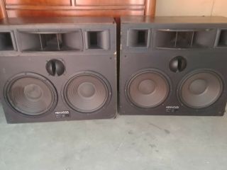 Kenwood MV - 7D vintage loud speaker pair 550 watts made japan 3