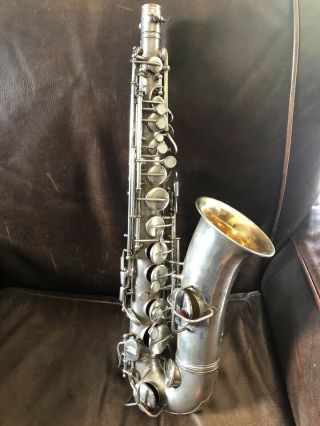 Vintage Cg Conn 1914 Saxophone A Alto L 115302 With Hard Case