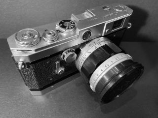 Vintage Canon VT Rangefinder Camera w L39 50mm F1.  4 Len Set 2
