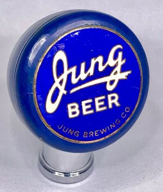 Vintage 1940’s Jung Brewing Co.  Ball Tap - Random Lake Wisconsin
