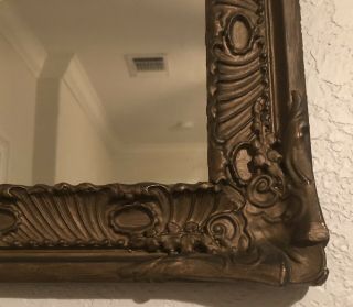 1800”s Vintage Antique Wooden Hand Crafted Framed Mirror 2