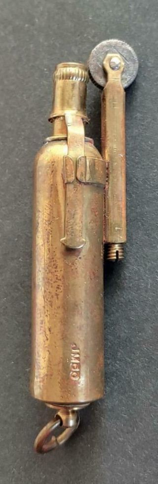 Vintage Early Brass Imco / Jmco Lighter Circa 1920 Patent A Rare & Hard To Find