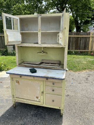 Vintage Hoosier Kitchen Cabinet.