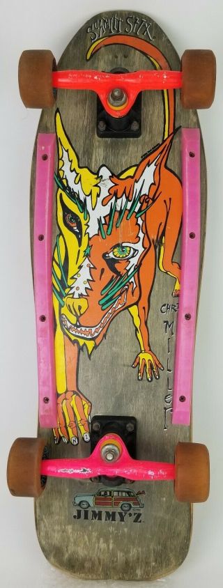 Chris Miller Mini Model Schmitz Stix Skateboard Pro 3 Rare Deck