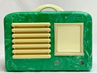 Vintage General Television And Radio Corp Green Model 5b5 - Cover Only