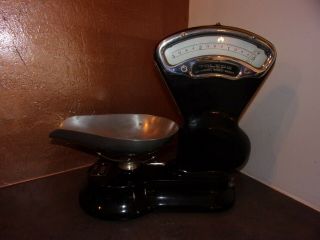 Vintage Toledo Scale Co.  3 Lb Candy Scale 405 Ca No 807904 Black And Chrome